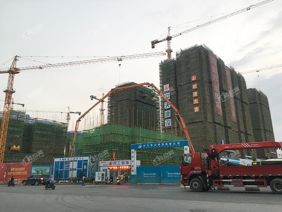 美的旭辉城施工进度（2019年10月15日）