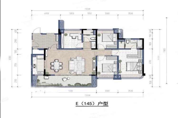 E（145）户型