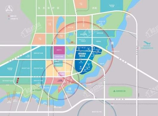 绿地·国际博览城区位图