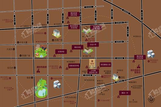 紫宸名郡项目交通区位图