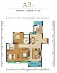 A3户型 129.28平米