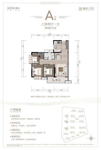 融创云玺湾A户型