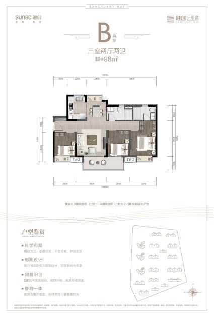 融创云玺湾B户型