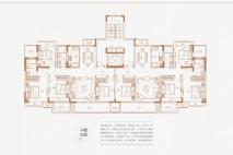 大华·潘安湖首府D户型 4室2厅2卫1厨