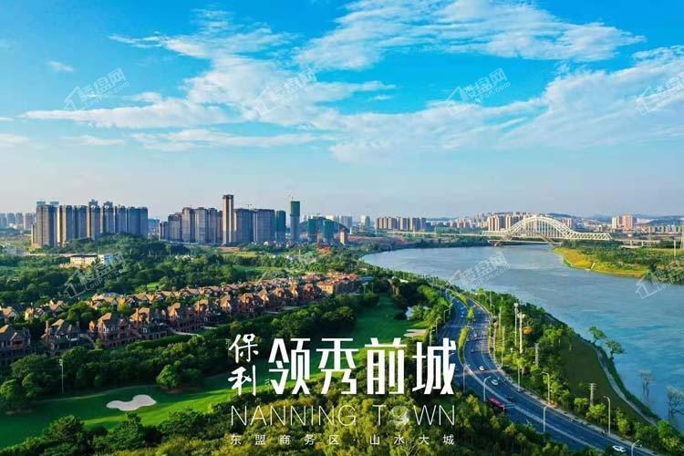 保利领秀前城秀毗邻邕江实景图（摄于2019-10）