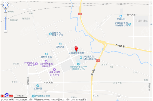 合肥华南城·1668华商里电子交通坐标图