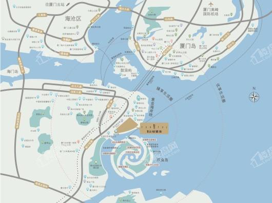 福晟云樾鹭海项目区位图