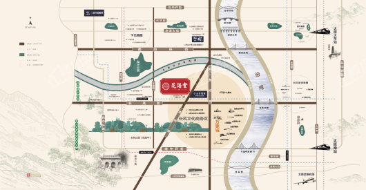 中国铁建·花语堂区位图