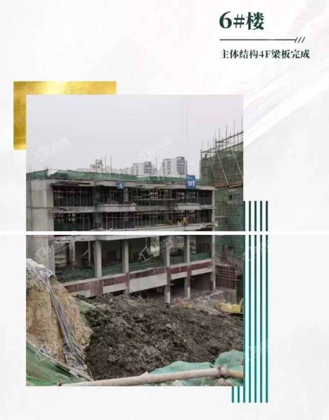 大唐世茂天悦6#楼建设进度（摄于2019年10月）