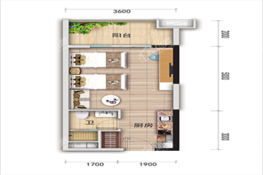 碧桂园北洛明珠户型图