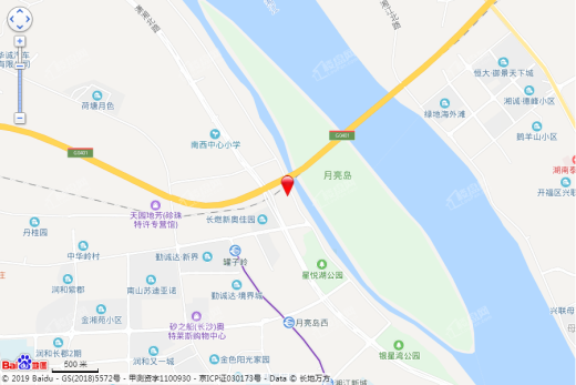 信城·湘江揽月位置图