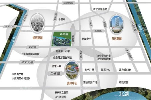 未来城项目区位图