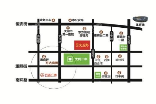 悦城文昌郡交通图