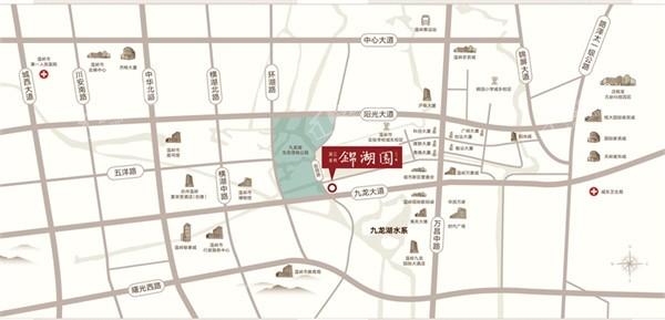 滨江锦湖园项目区位图
