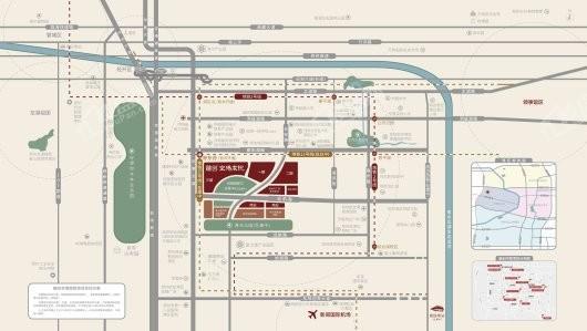 融创空港宸院交通图