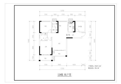 12#M1户型