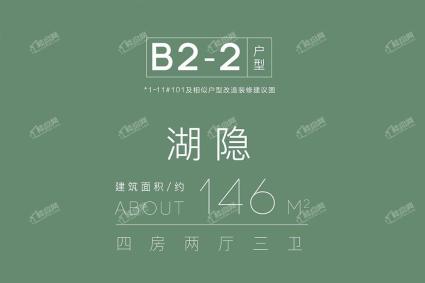 B2-2户型：146㎡ 四房