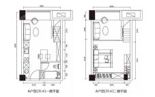 中环生活广场米公寓户型图