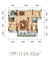 7.8#B-119.32㎡