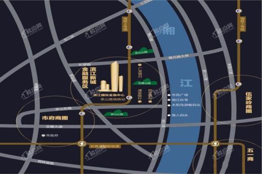 湘江财富金融中心位置图