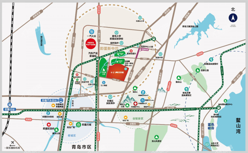 金茂·智慧国际城位置图