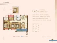 奥克斯姑溪文华户型图 (2) 4室2厅2卫1厨