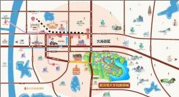 武汉恒大文化旅游城区位图