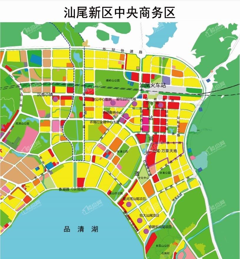 汕尾市城市规划图图片