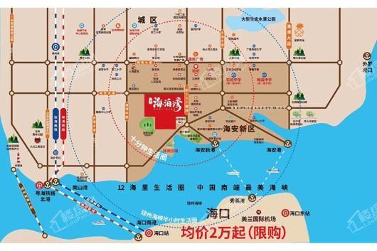 徐闻山湖海·海泊湾区位图