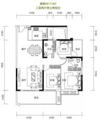 113㎡户型