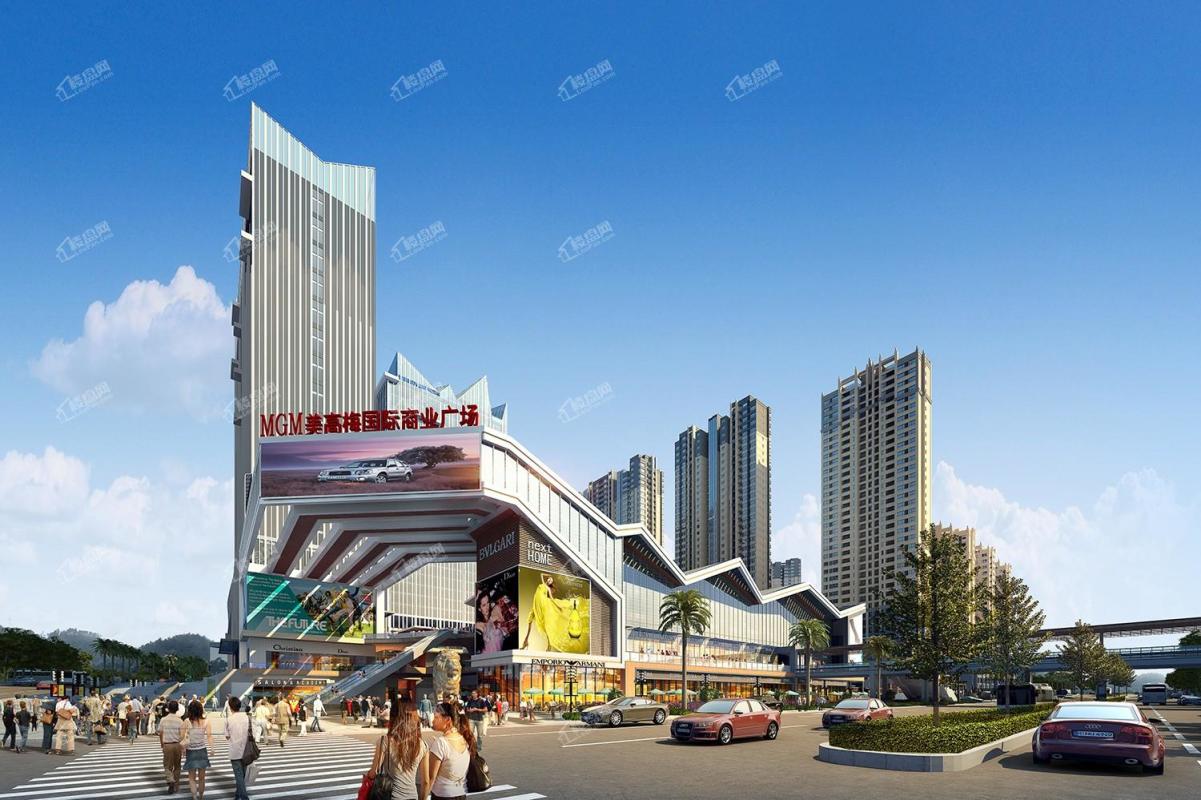 郴州美高梅广场商业透视图 