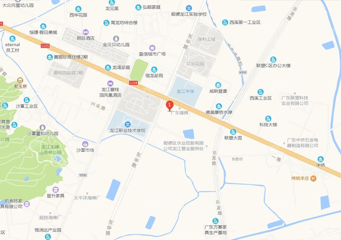龙悦江山交通图
