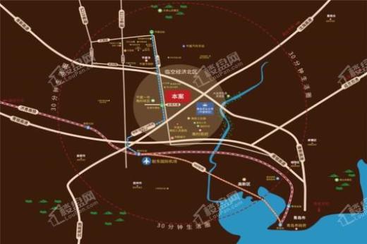 隆合城·雅园交通图