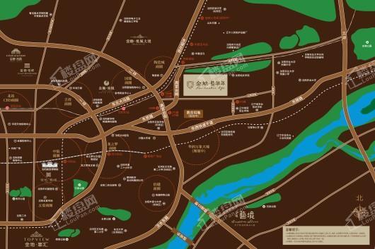 金地·艺华年交通图