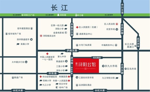 富力·浔阳公馆位置图