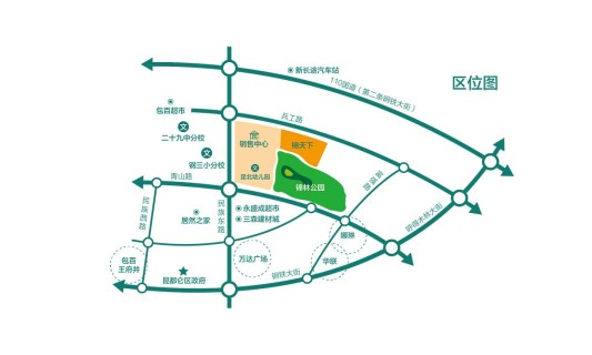 锦尚国际·锦天下位置图