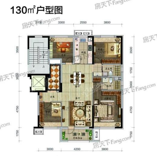 碧桂园公园印象户型图