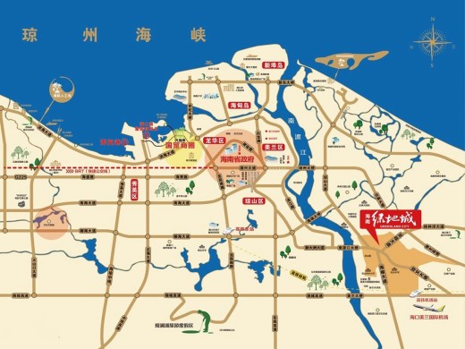 绿地城江东首府位置图