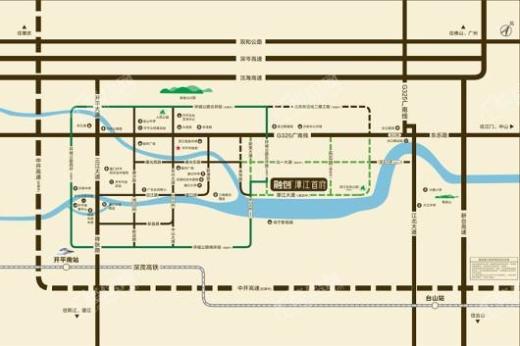 融创潭江首府（开平）交通图