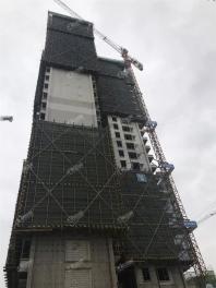 金科博翠山6号楼施工现场实景图（摄于2020-2-3）
