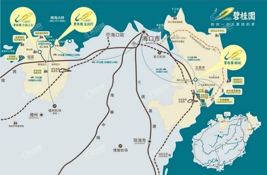 碧桂园金沙滩交通图