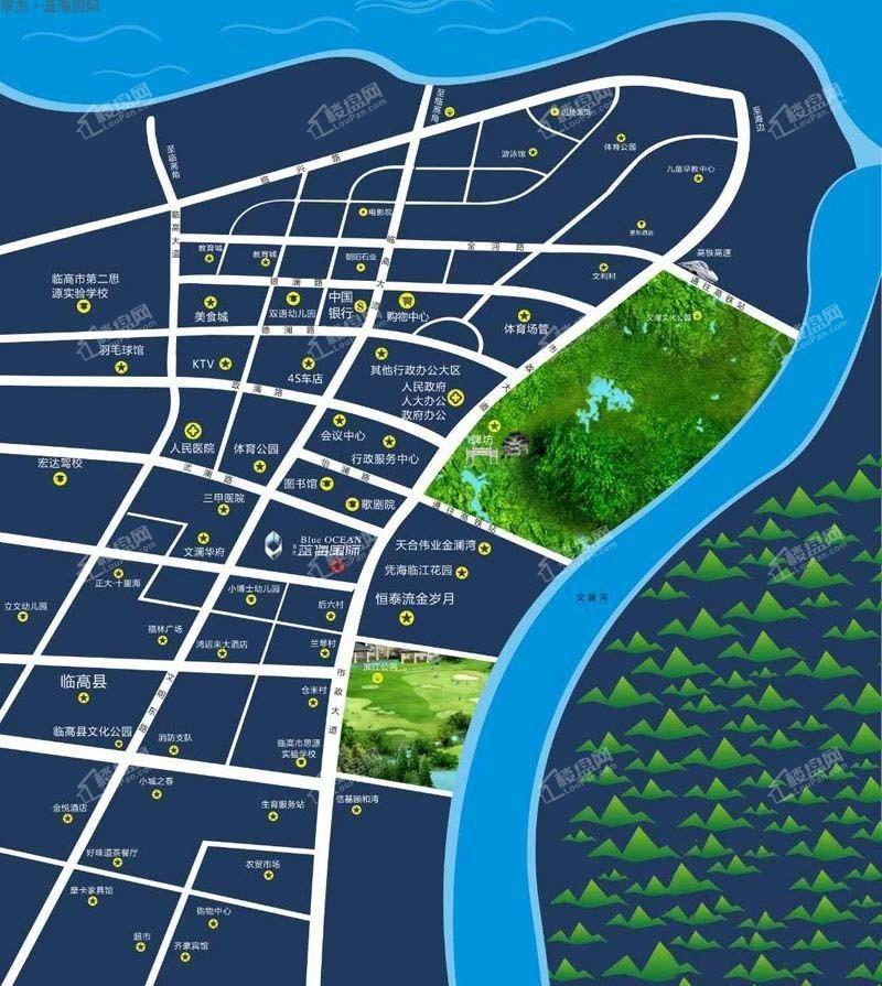 双杰蓝海国际交通图