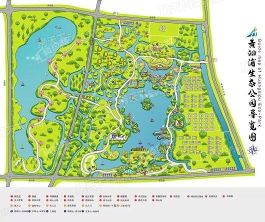 中锐高铁新城2.0升级作品项目黄泗浦公园导览图