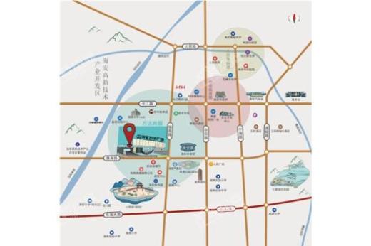海安万达广场交通图