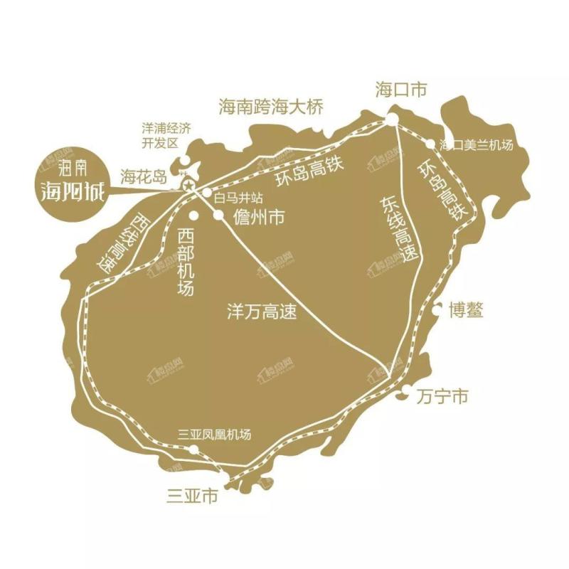 海阳城交通图