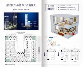 天誉城东盟尊2-2#楼B户型平面图