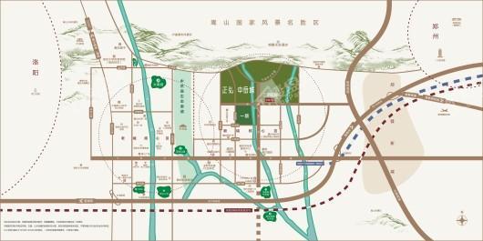 正弘中岳城位置图