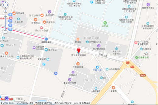 蓝光爱普雍锦府交通图
