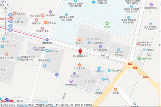 蓝光爱普雍锦府电子地图