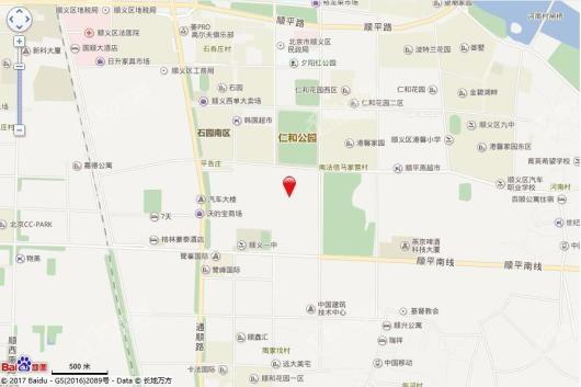 北京城建·北京合院电子交通区位图